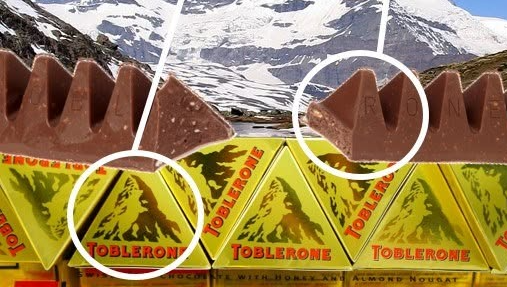 Toblerone: ukryty niedźwiedź i mity